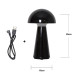 Bordslampa Mushroom svart