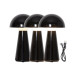 Bordslampa Mushroom svart
