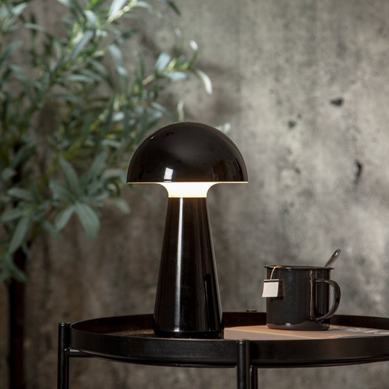 Bordslampa Mushroom svart