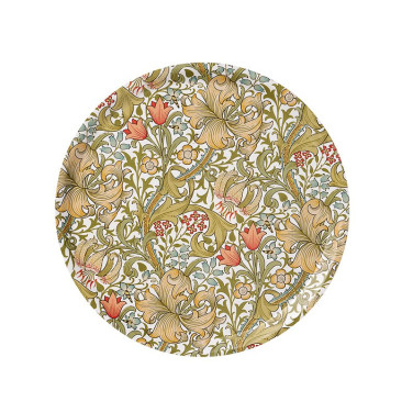 Golden Lily rund bricka 38 cm
