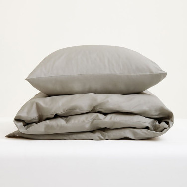 Bäddset Arkipelag Blank Enkelt Dark Greige 150x210cm