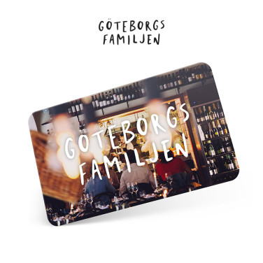 Presentkort Göteborgsfamiljen Mat 1000 kr